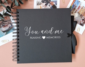 Couples Scrapbook Album For Photos And Memory Keepsakes