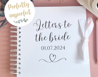 IMPERFECT - CLEARANCE Personalised Letters To The Bride To Be Scrapbook