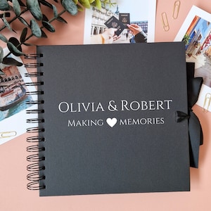 Album de coupures de souvenirs pour couples, livre de souvenirs personnalisé, cadeau souvenir image 3