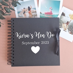 Personalised Hen Do Guest Book, Hen Do Book, Hen Do Scrapbook, Bride To Be Gift, Hen Party Decor, Hen Do Photo Book, Hen Do Gift, Hen Party