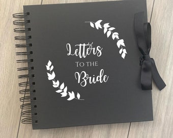 letters to the bride scrapbook album – Toshi and Bob