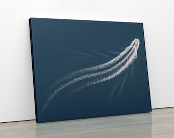 Sailboat Wall Art | Canvas Photo Print | Aerial Boat Photography | Coastal Home Decor | Minimalistic Nautical Artwork | Tropical Ocean Art