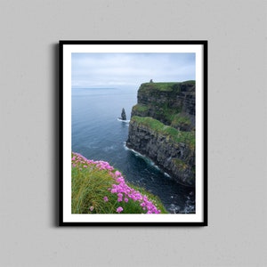 Cliffs of Moher Digital Download Print, Ireland Wild Atlantic Way Photography, Printable Photograph for Nursery, Ireland Home Decor Wall Art