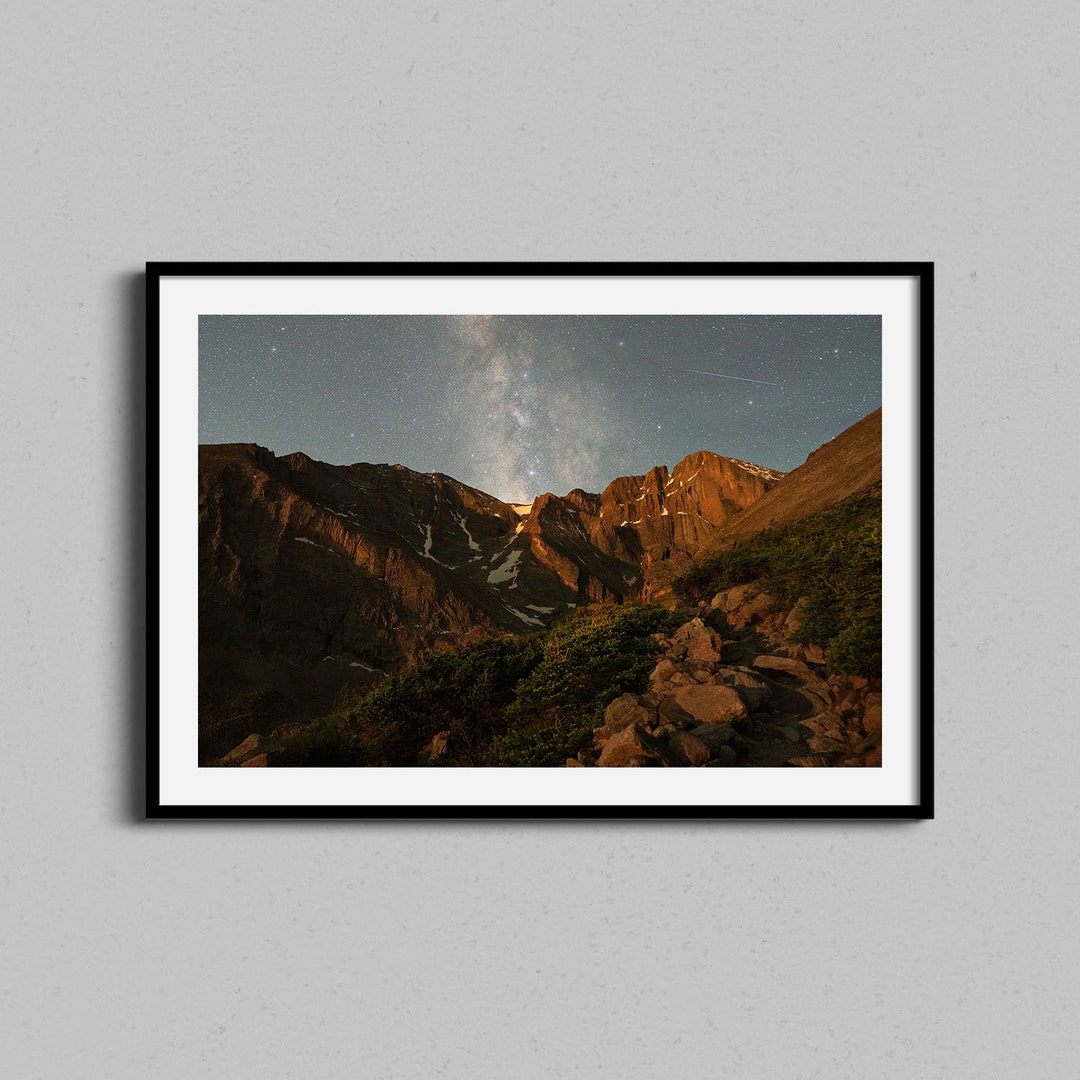 Longs Peak Wall Art | Colorado Mountains Photography Print | 14er ...