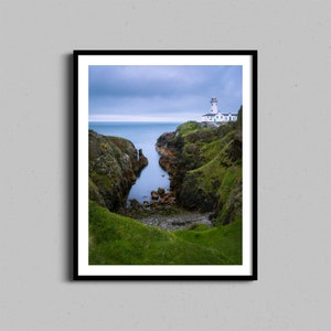 Ireland Lighthouse Digital Download Photo, Irish West Coast Fanad Head Photography, Wild Atlantic Way Wall Art, Housewarming Home Decor