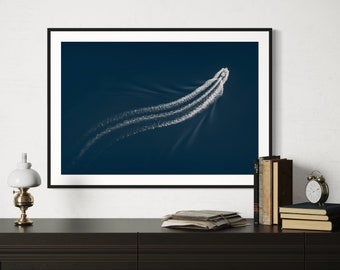 Sailboat Wall Art | Sailing Photography Print | Nautical Photo | Coastal Home Decor | Ocean Photograph | Nordic Minimalistic Boat Photo