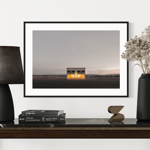 Marfa Store Photography Framed Print, Wild West Ranching & Farming, West Texas Wall Art, Desert Landscape Wedding Present Fathers Day Gift