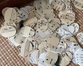 200 pieces Music confetti | 1" ovals | wedding | table scatter | music lover | party favor | band party