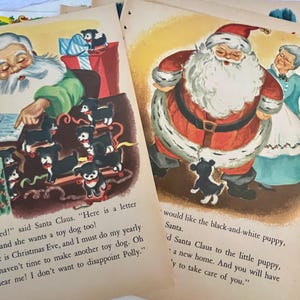 Christmas storybook page bundle | 40 pages | children&#39;s picture book pages | junk journal | old book pages | scrapbooking ephemera
