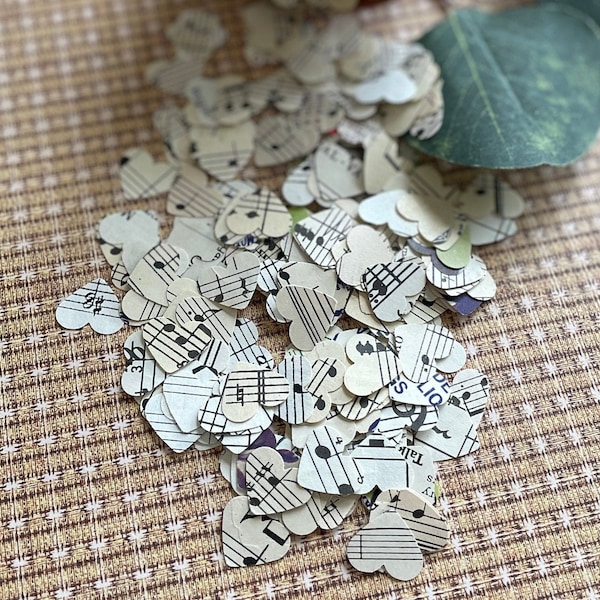 200 pieces MUSIC confetti | CHOOSE SHAPE | wedding confetti | table scatter | paper confetti | music lover | party favor | band party