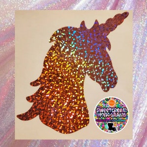 Glitter Unicorn Car Decal|Unicorn Decal|Unicorn Decal for Laptop|Unicorn Decal for Tumbler Cup|Glitter Unicorn Sticker Decal|Glitter Unicorn