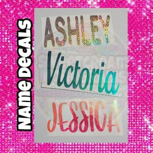 Name Decals for Car|Name Stickers|Custom Stickers|Decals for Cups|Custom Name Stickers|Name Decal|Personalized Name Stickers|Laptop Decal|