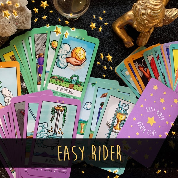 Easy Rider, tarot format 60x113mm