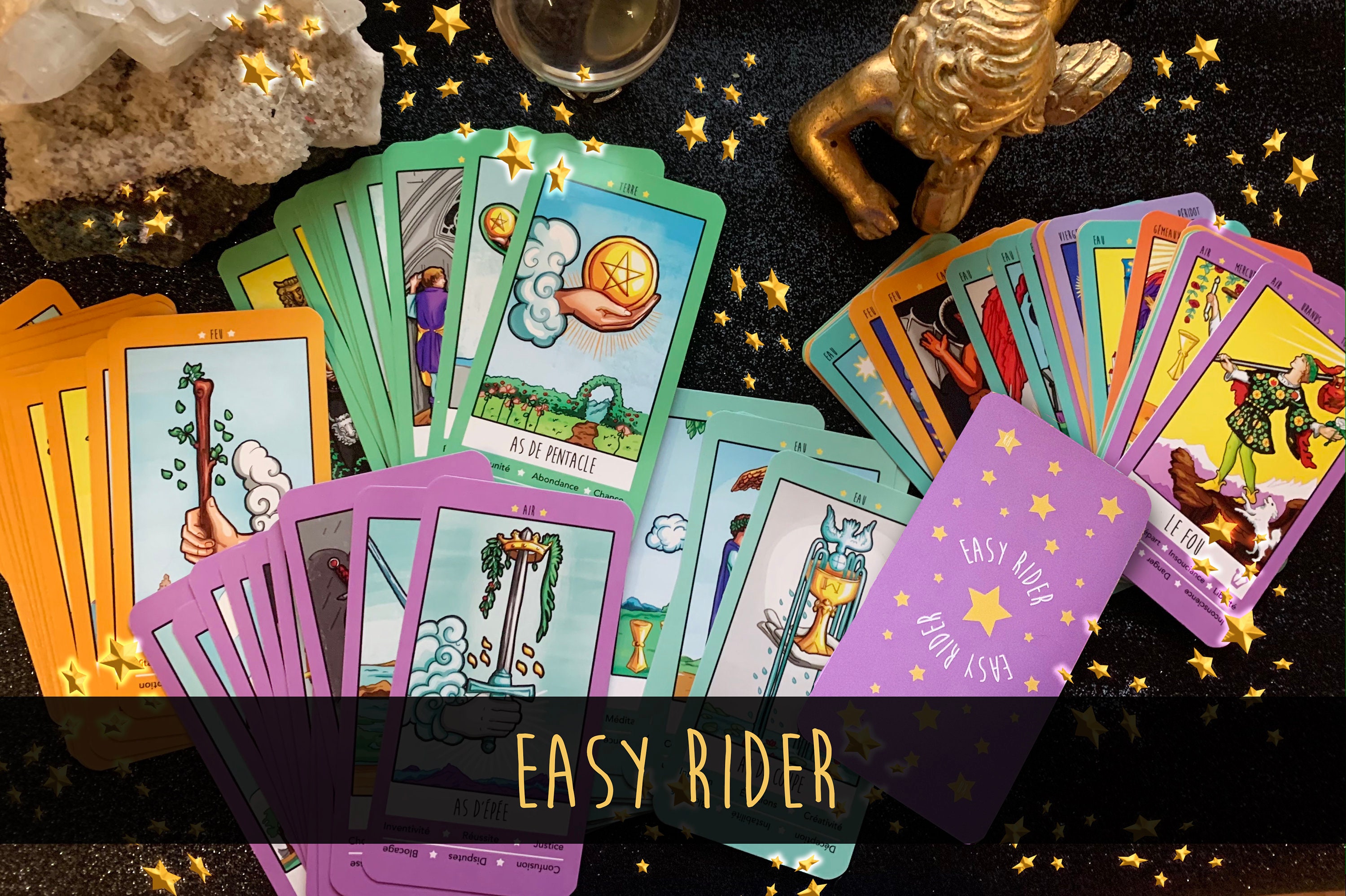 Tarot Rider Waite,Tarot Cards,Jeu de Tarot divinatoire,Tarot