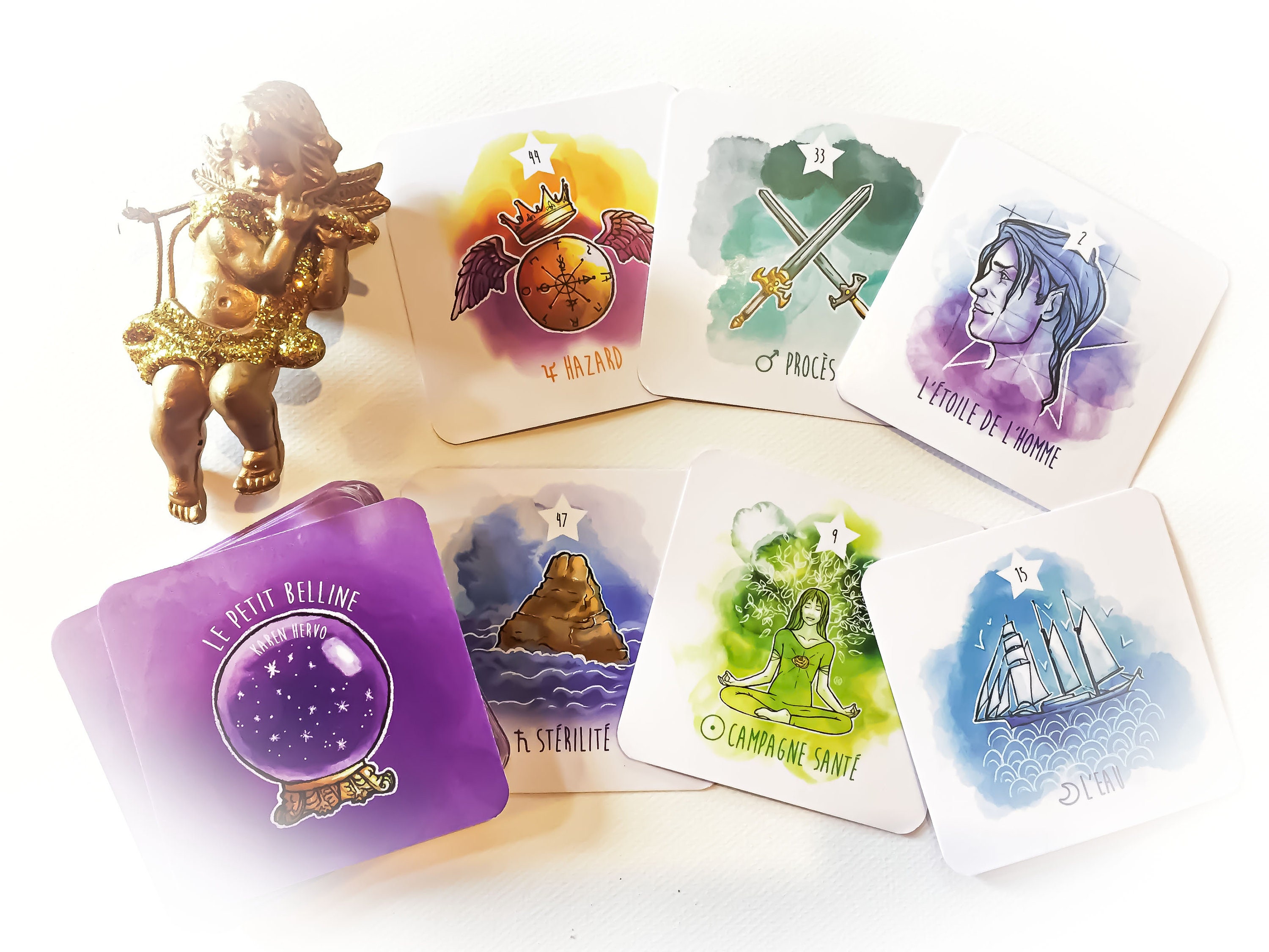 Le Petit Belline, Cartes Format 80x80mm