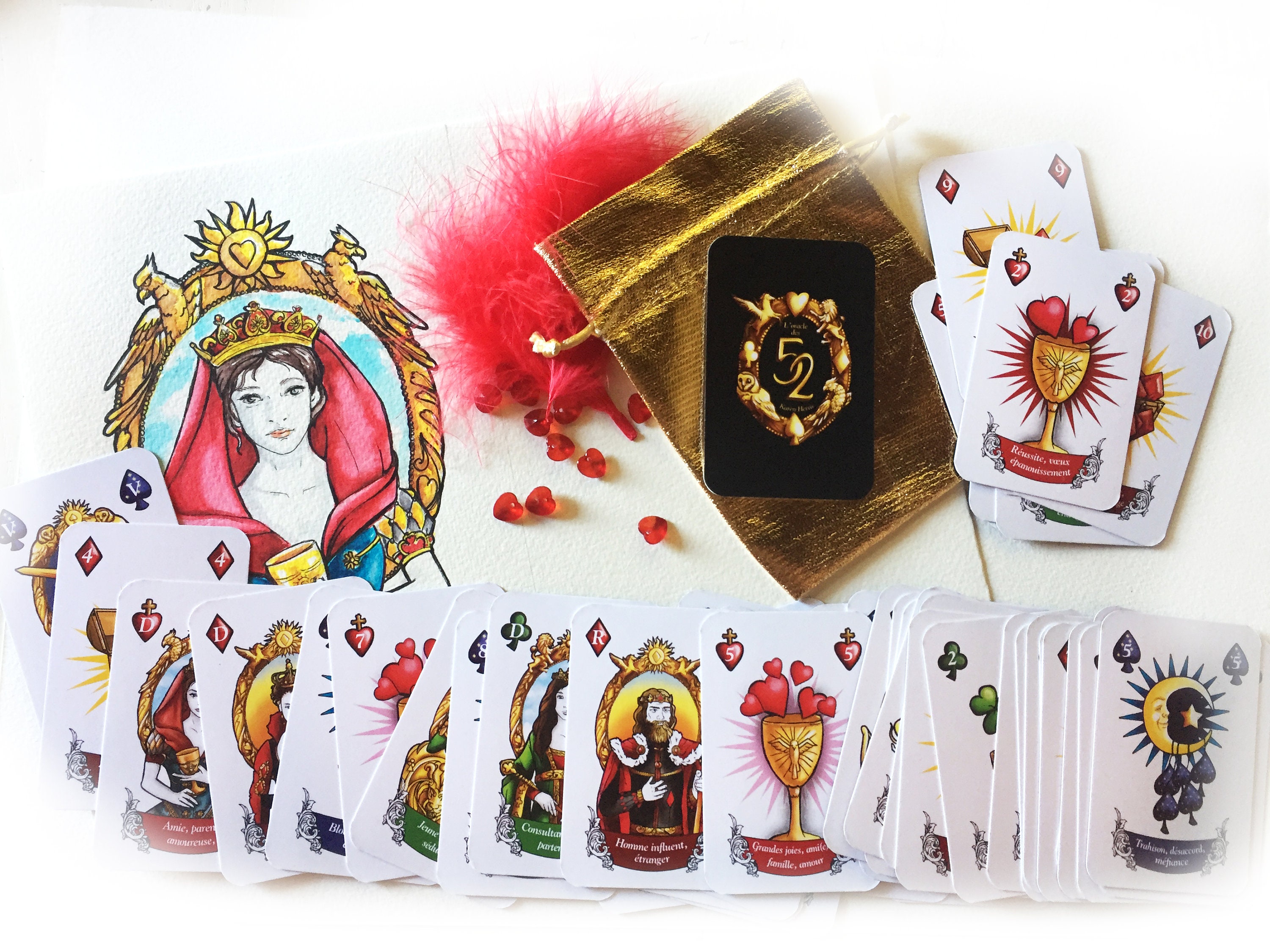 Jeu de 52 cartes avec au verso la vierge de Kazan