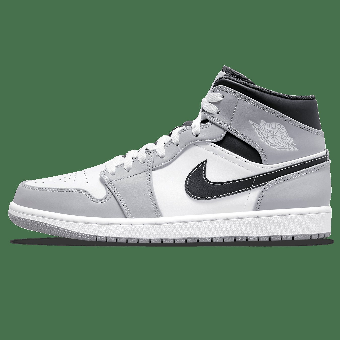 Air Jordan 1 Mid Smoke Grey - Etsy Singapore