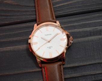 Reloj minimalista personalizado, reloj clásico grabado, reloj grabado, reloj personalizado para hombre, reloj de novio, reloj de pulsera personalizado, reloj de acero