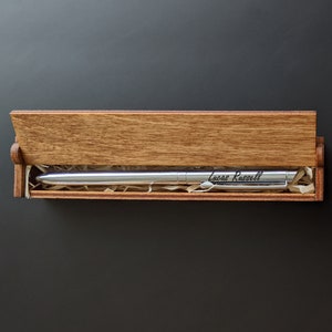 Pluma personalizada, pluma grabada, pluma personalizada, pluma de acero inoxidable, pluma grabada en acero. Pluma personalizada, regalo para él, regalo personalizado para él