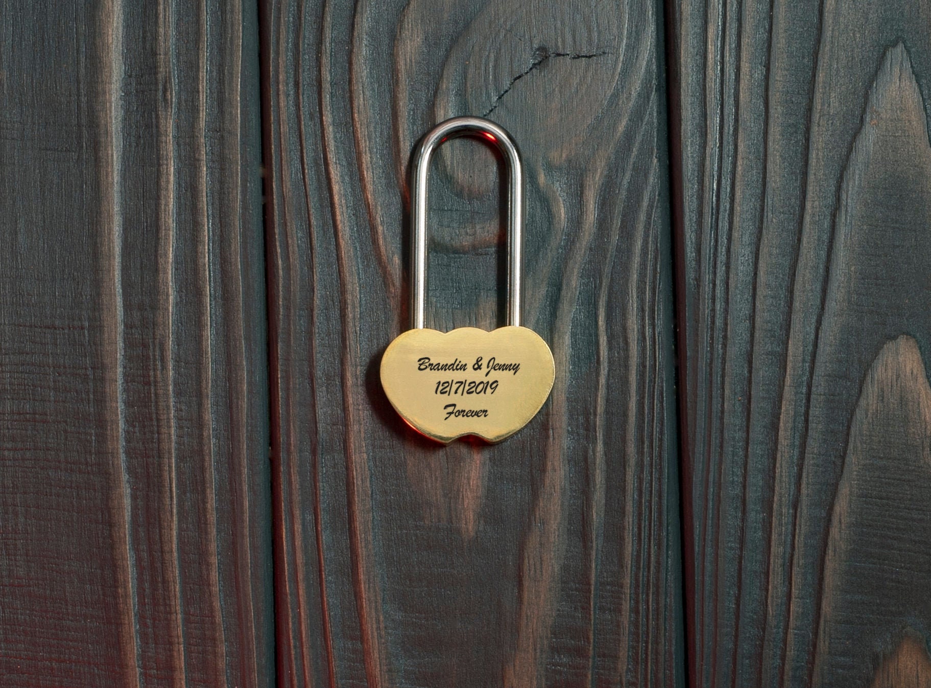 Engraved Love Lock, Custom Lock, Engraved Padlock, Lock for Bridge ...