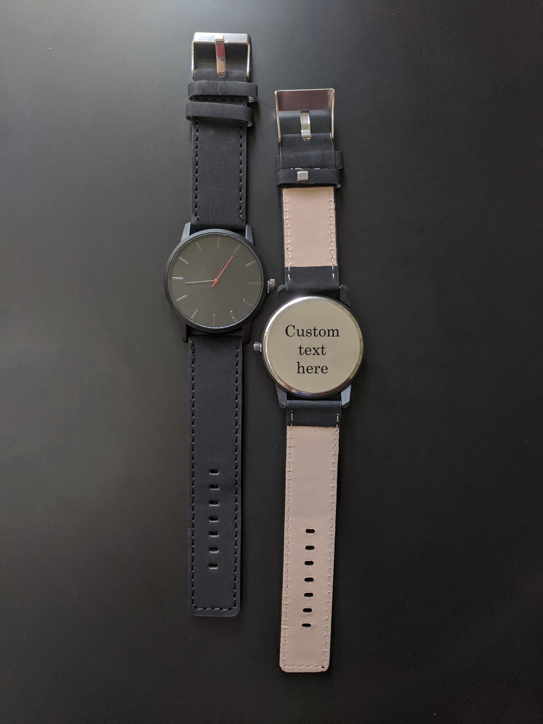 Personalized Minimalist Watch, Engraved Classic Watch, Engraved Watch