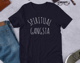 Camiseta de gángster espiritual, camiseta de yoga, camiseta unisex Nemaste, camiseta de yogui #Shirtoftheday