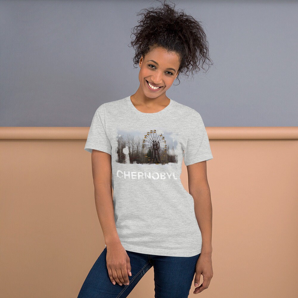 T-shirt Humour Noir Tchernobyl | Design Sarcastique Catastrophe Nucléaire | Cadeau Geek Retro - Plusieurs Tailles Disponible