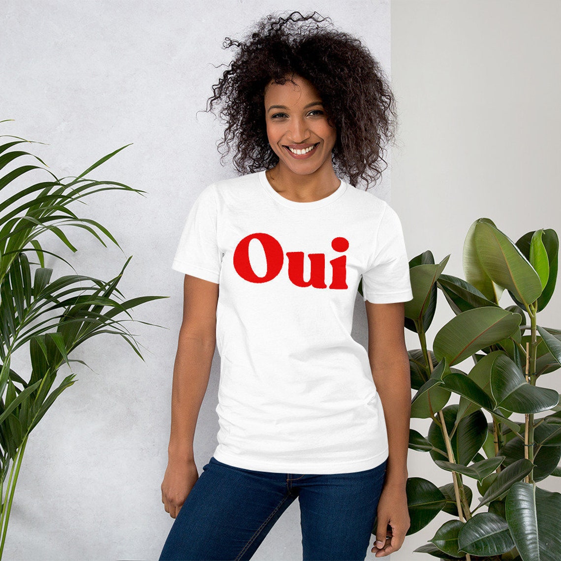Oui T Shirt Oui Tshirt French Shirt Women & Men French | Etsy