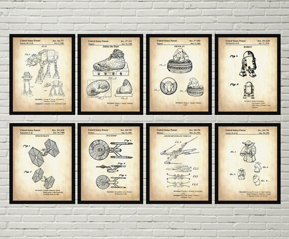 star wars framed art