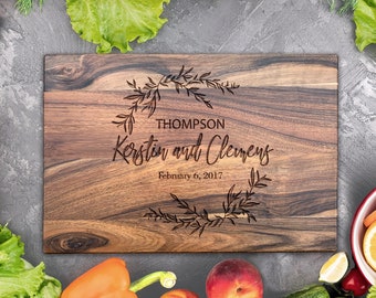 Custom Cutting Board, Personalized cutting board, Engraved Board, Bridal shower gift