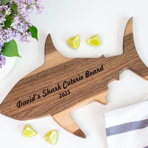 Shark Coochie board, Because no one can say Char-cu-te-rie, Shark Cuterie board, Customized cutting board, Charcuterie board