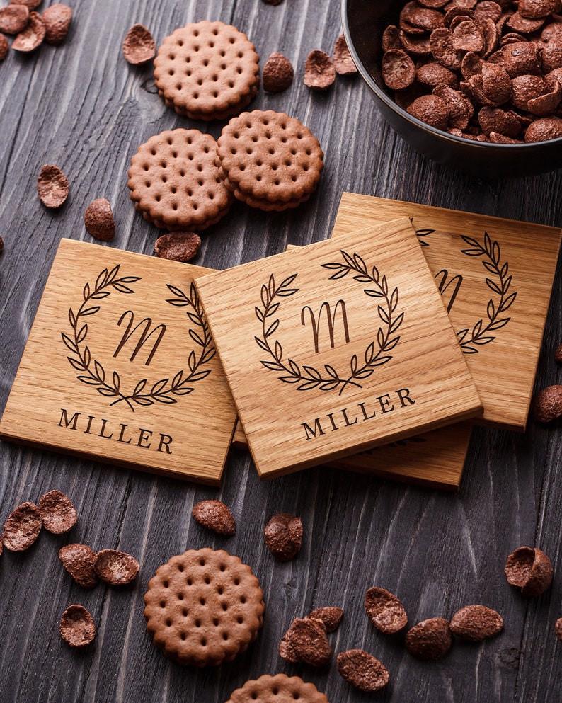 Custom Coasters Engraved Coasters Wedding Coasters Favor Etsy Canada