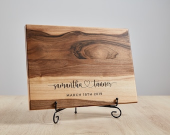 Personalized Cutting Board - Wedding Gift for Couple