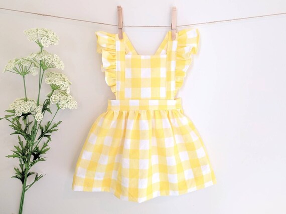 gingham baby dress