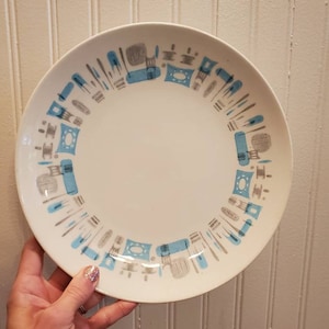 Free Shipping Vintage Royal China Blue Heaven Dinner Plate