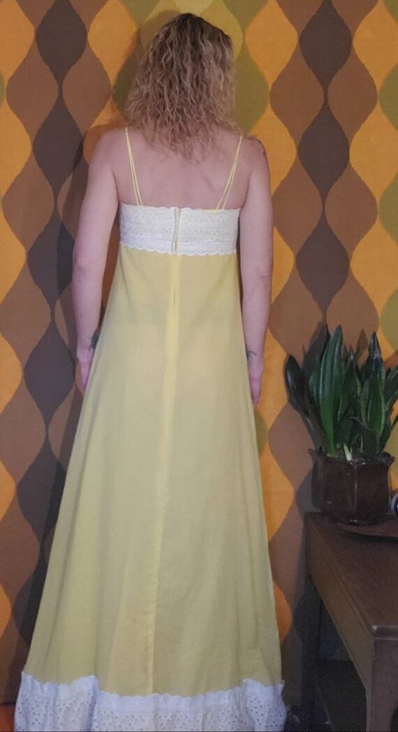 Buy Free Shipping Vintage Yellow White Eyelet Maxi Dress Spaghetti Straps JC Penney Medium 4 6 Online in India - Etsy Buy Free Shipping Vintage Yellow White Eyelet Maxi Dress Spaghetti Straps JC Penney Medium 4 6 Online in India - Etsy