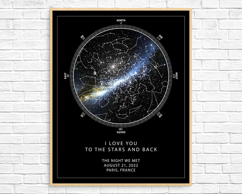 Custom Sky Map Custom Star Map - Il 794xN.3678931851 Erdg 