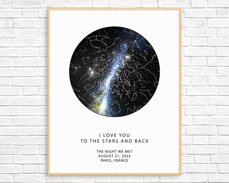 Custom Sky Map Custom Star Map - Il 794xN.3678931947 Aozi 