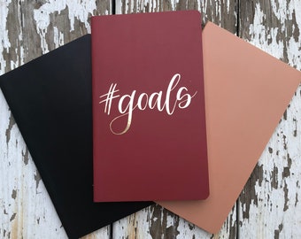 Personalized #goals Notebook