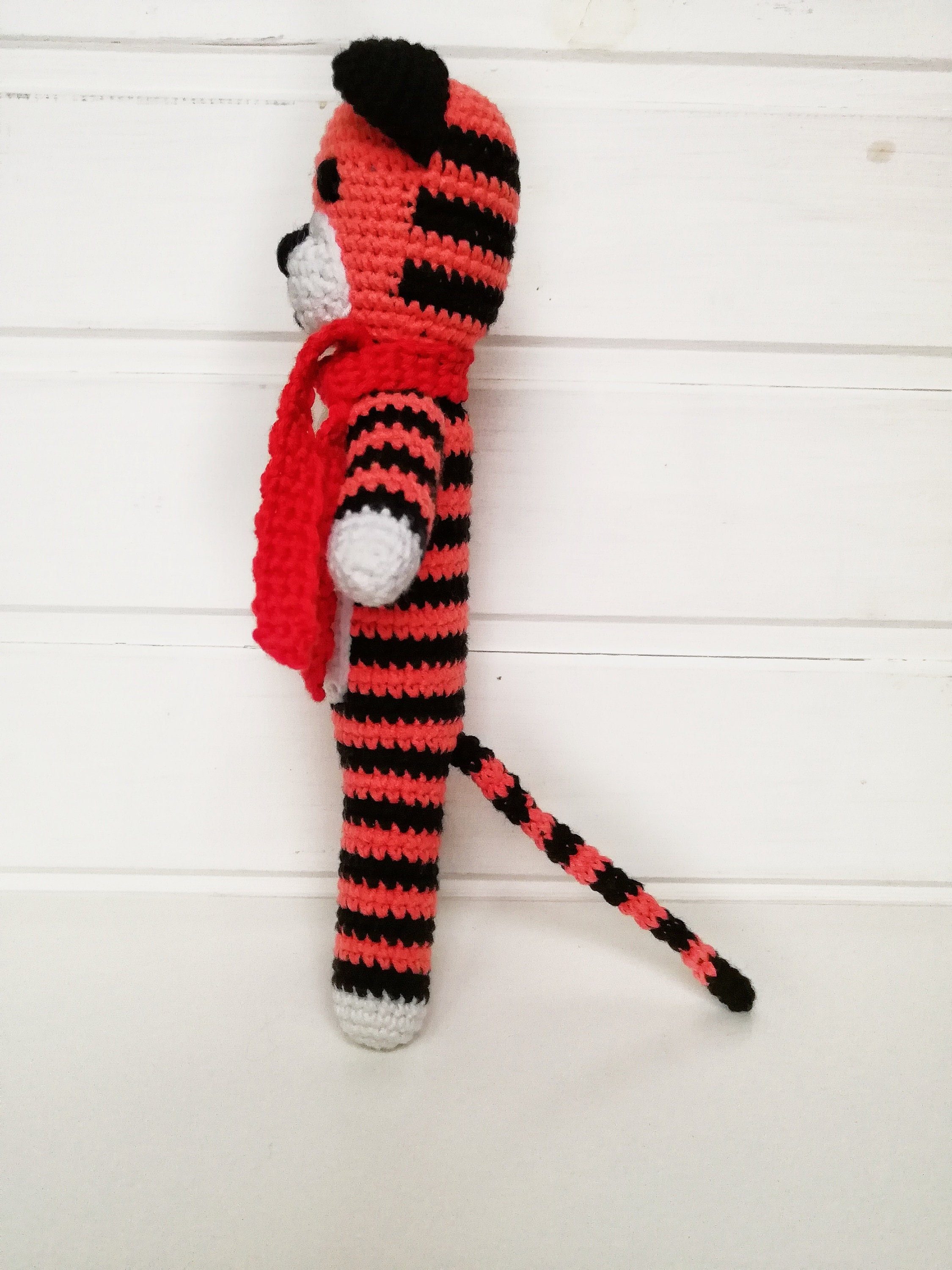 Hobbes Plush Hobbes Tiger Hobbes Stuffed Tiger Crochet | Etsy