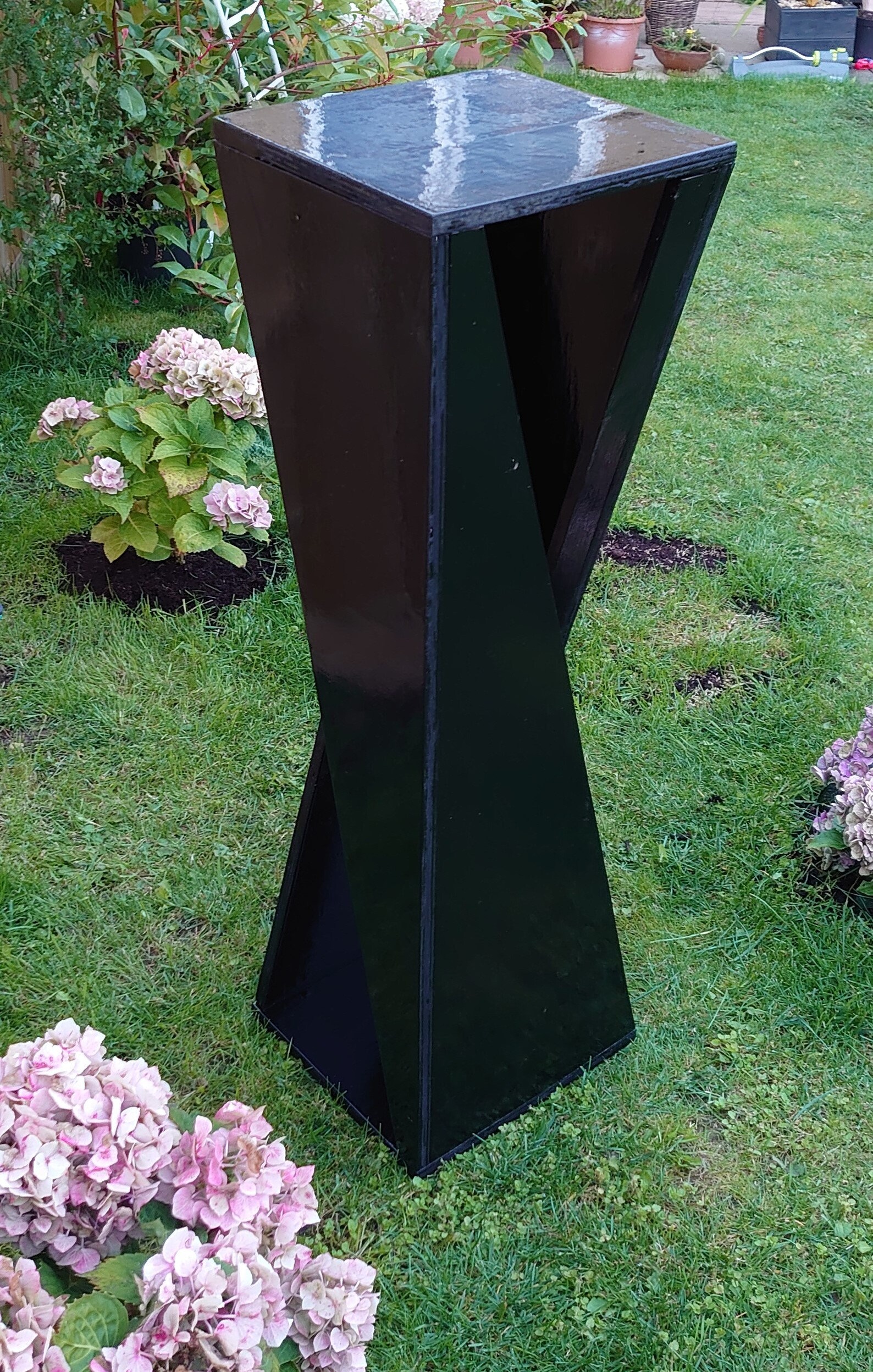 Plinth pedestal plant stand stand plywood wood Etsy