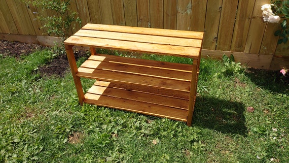 wooden shoe rack designs for home