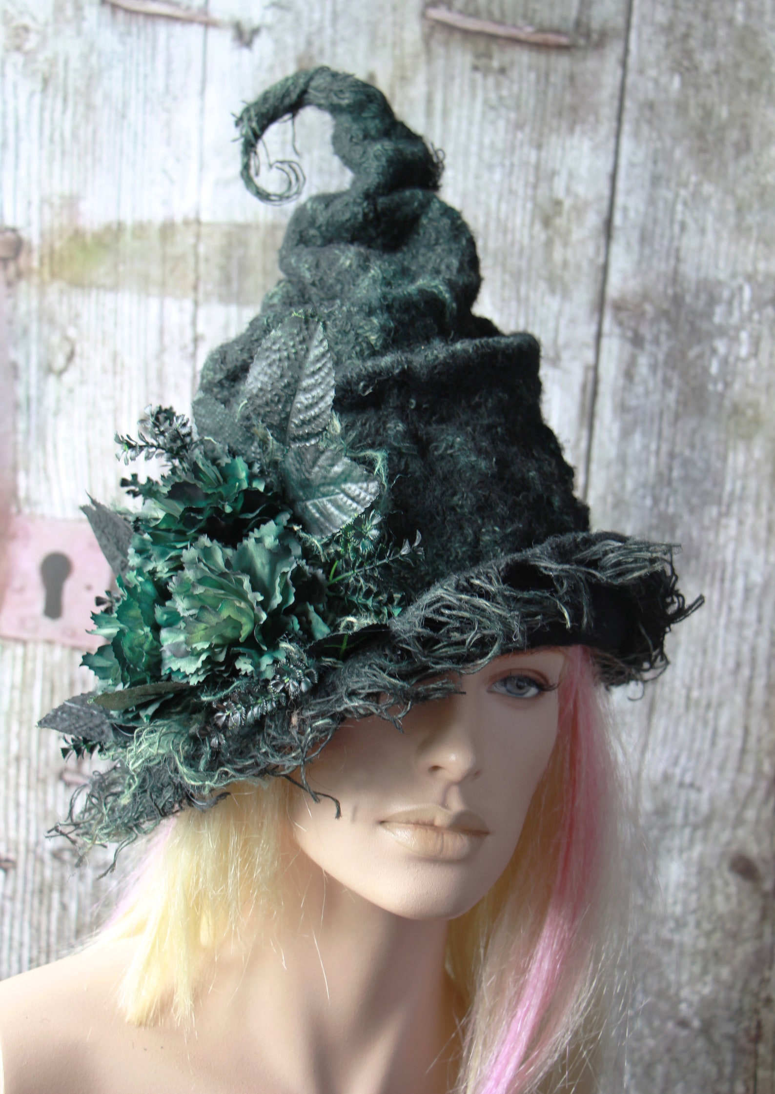 Felt witch hat Wizard hat Witch costume cosplay Witch hat Etsy