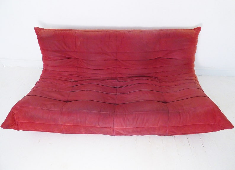 Vintage French ' Togo ' Sofa Settee By Michel Ducaroy For Ligne Roset France zdjęcie 4