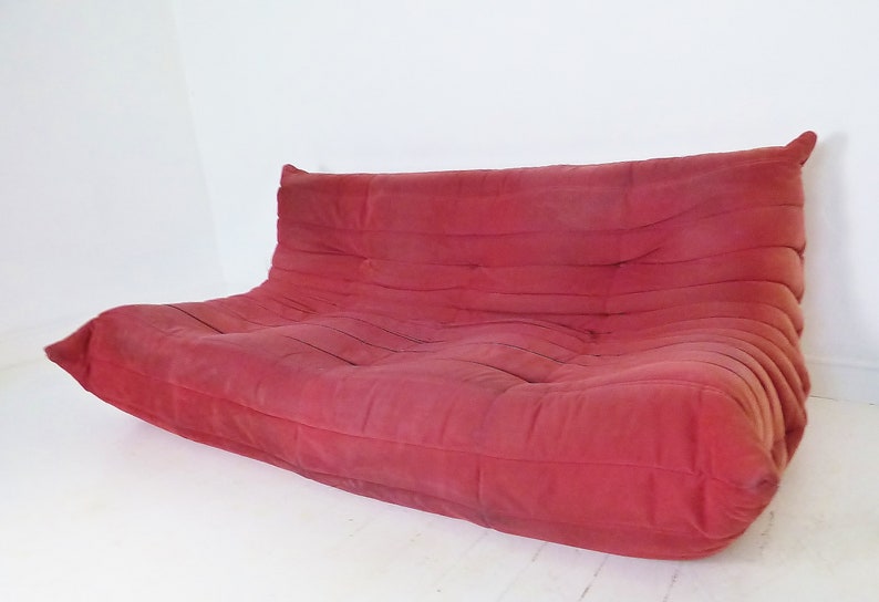 Vintage French ' Togo ' Sofa Settee By Michel Ducaroy For Ligne Roset France zdjęcie 2