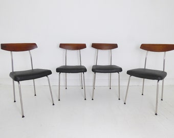 Vintage Set Of 4 Teak S Range Dining Chairs By John & Sylvia Reid For Stag