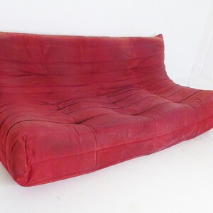 Vintage French ' Togo ' Sofa Settee By Michel Ducaroy For Ligne Roset France zdjęcie 1