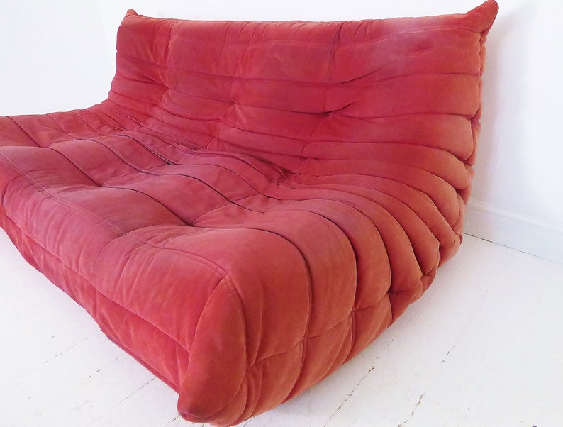 Vintage French ' Togo ' Sofa Settee By Michel Ducaroy For Ligne Roset France zdjęcie 7