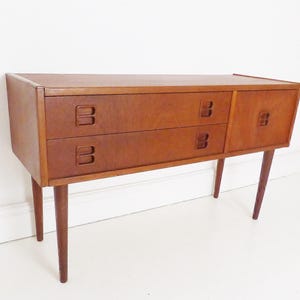 Vintage Danish Teak Chest Of Drawers Side Unit