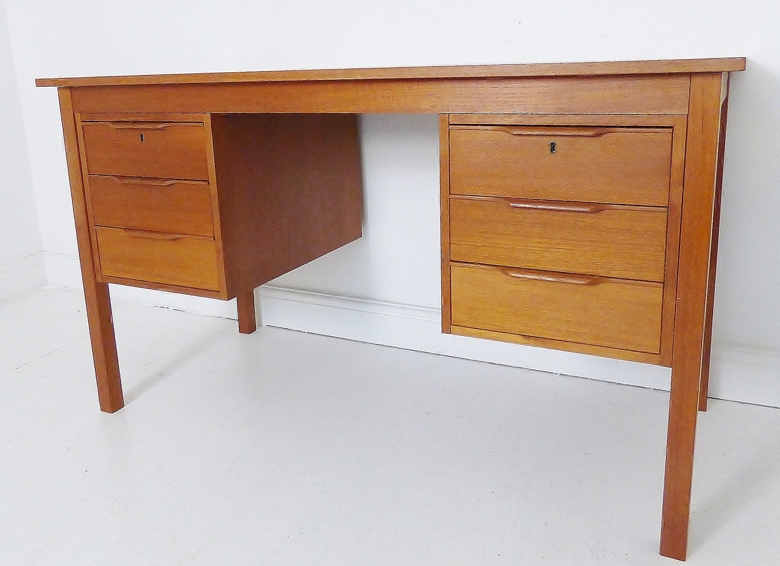Danish modern 2024 teak desk